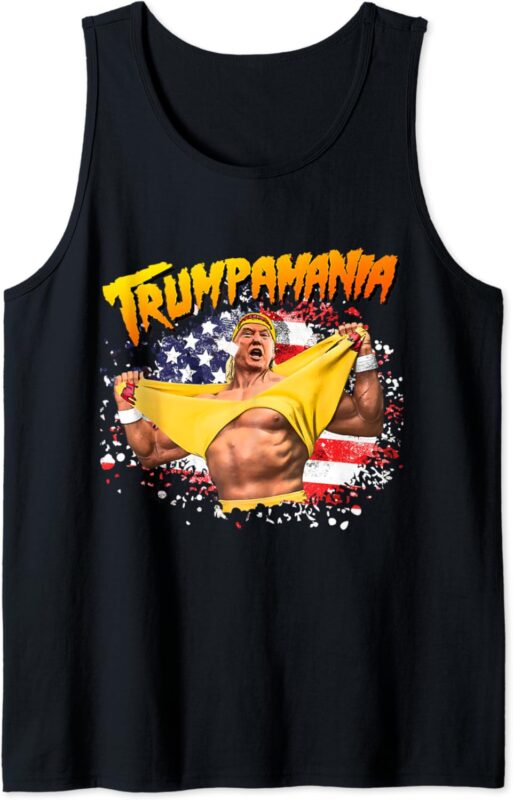 Funny Trumpmania Wrestling Meme 2024 tank top