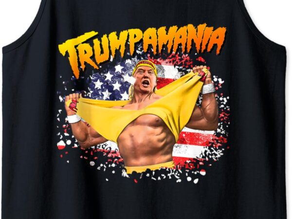 Funny trumpmania wrestling meme 2024 tank top t shirt graphic design