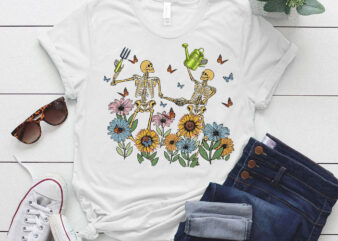 Garden Makes Me Feel Alive Skeleton Plant Lover Gift lts-d