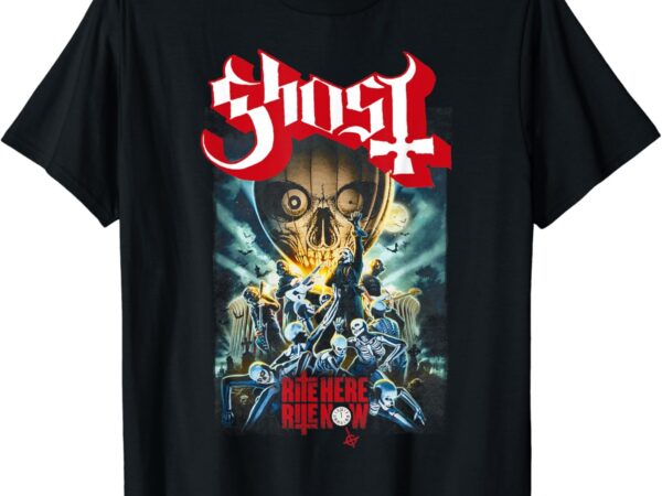 Ghost – rite here rite now movie poster t-shirt