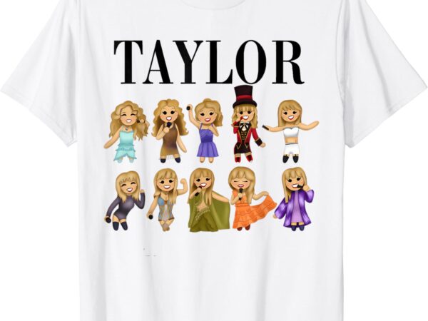 Girl retro taylor first name personalized groovy bday t-shirt