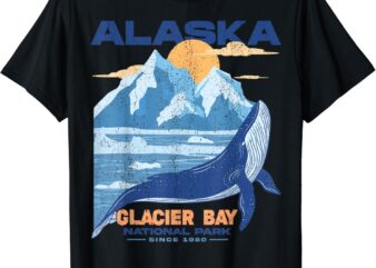 Glacier Bay National Park Sine 1980 Alaska Vintage T-Shirt