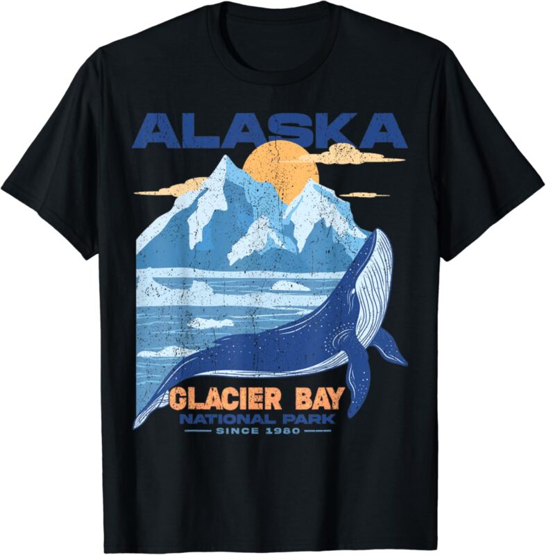 Glacier Bay National Park Sine 1980 Alaska Vintage T-Shirt