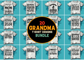 Grandma T-Shirt Design Bundle