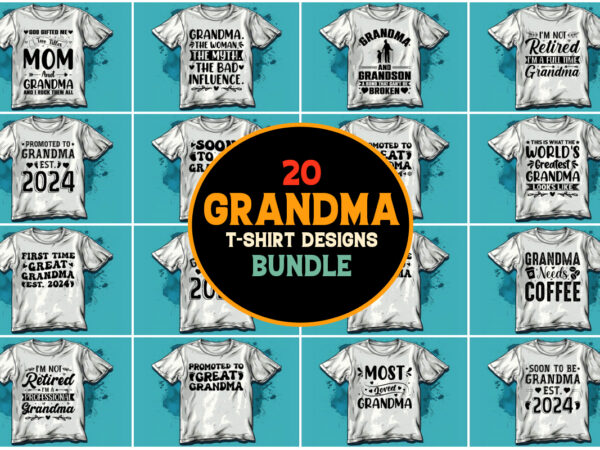 Grandma t-shirt design bundle