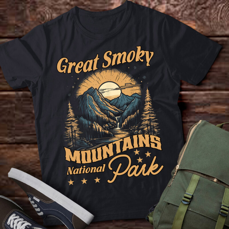 Great Smoky Mountains National Park Retro Vintage Gift lts-d