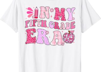 Groovy In My Fifth Grade Era First Day 5th Grade Women Kid T-Shirt