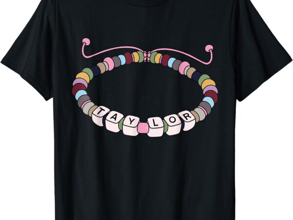 Groovy taylor first name i love taylor bracelet t-shirt (2)