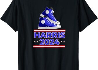 HARRIS 2024 Vote President Kamala Election Sneakers Meme T-Shirt