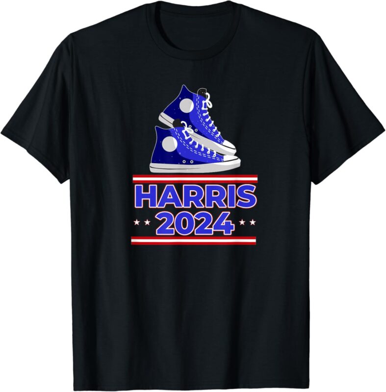 HARRIS 2024 Vote President Kamala Election Sneakers Meme T-Shirt