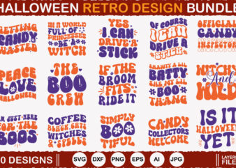Halloween vector t-shirt designs, Halloween Svg Bundle Halloween Tour Png, Halloween Svg Bundle, Halloween Tour Png, Halloween Svg, Retro H