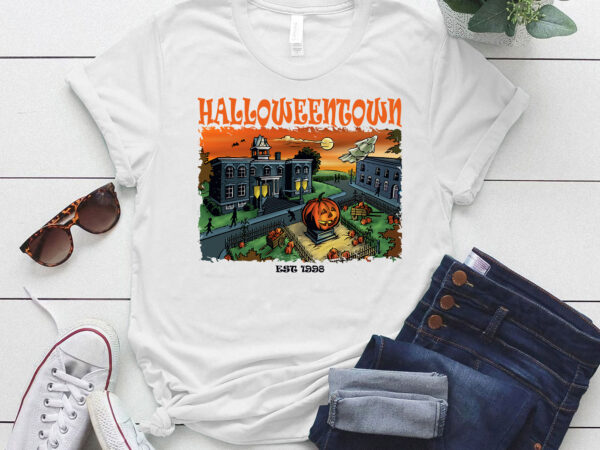 Halloweentown est 1998 retro halloweentown university lts-d graphic t shirt