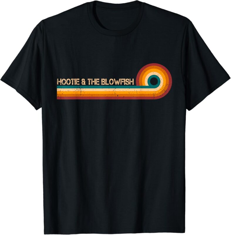 Hootie & The Blowfish Retro Stripes Musician Vintage T-Shirt