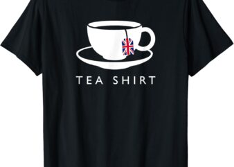 I Love English Tea UK Flag Fun Novelty Souvenir Memorabilia T-Shirt