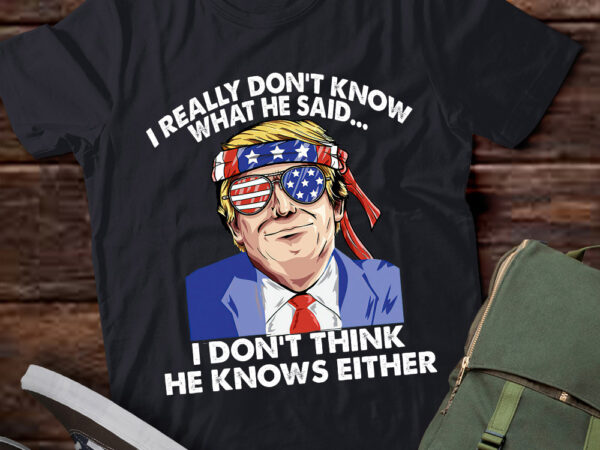 I really don’t know what he said at the end of that sentence lts-d t shirt design for sale