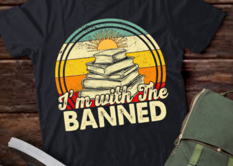 I’m With The Banned Read Banned Books Lover BookWorm lts-d