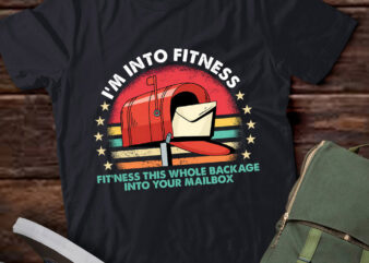 I’m Into Fitness Funny Mail Carrier Worker Postman Gift lts-d t shirt design for sale