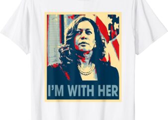 I’m With Her Kamala Vote For 2024 President Kamala-Harris T-Shirt