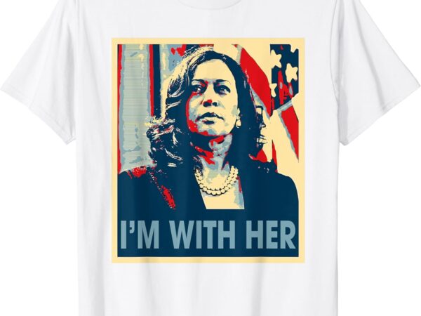 I’m with her kamala vote for 2024 president kamala-harris t-shirt