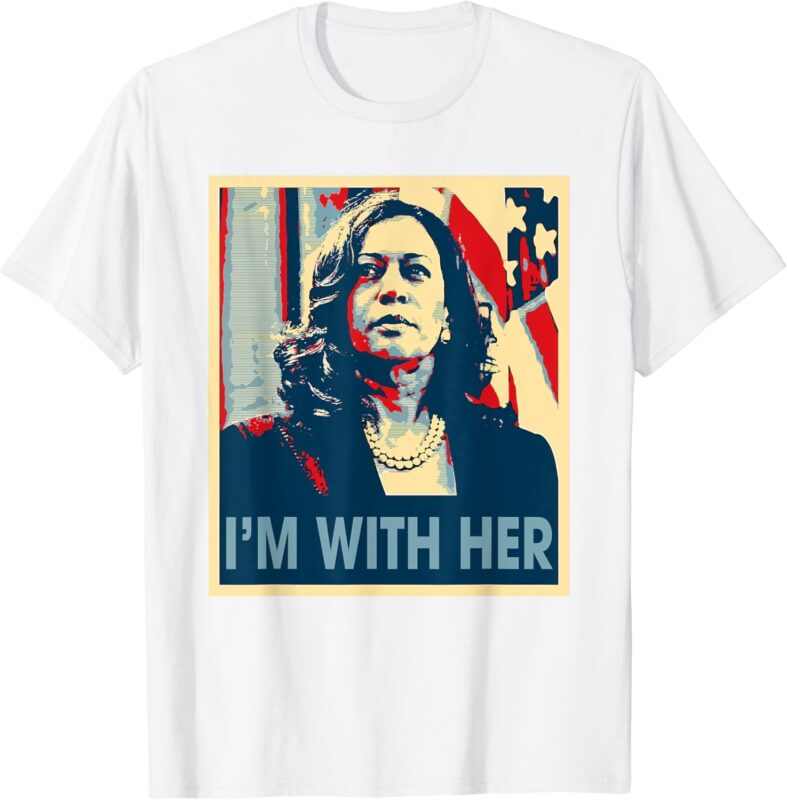 I’m With Her Kamala Vote For 2024 President Kamala-Harris T-Shirt