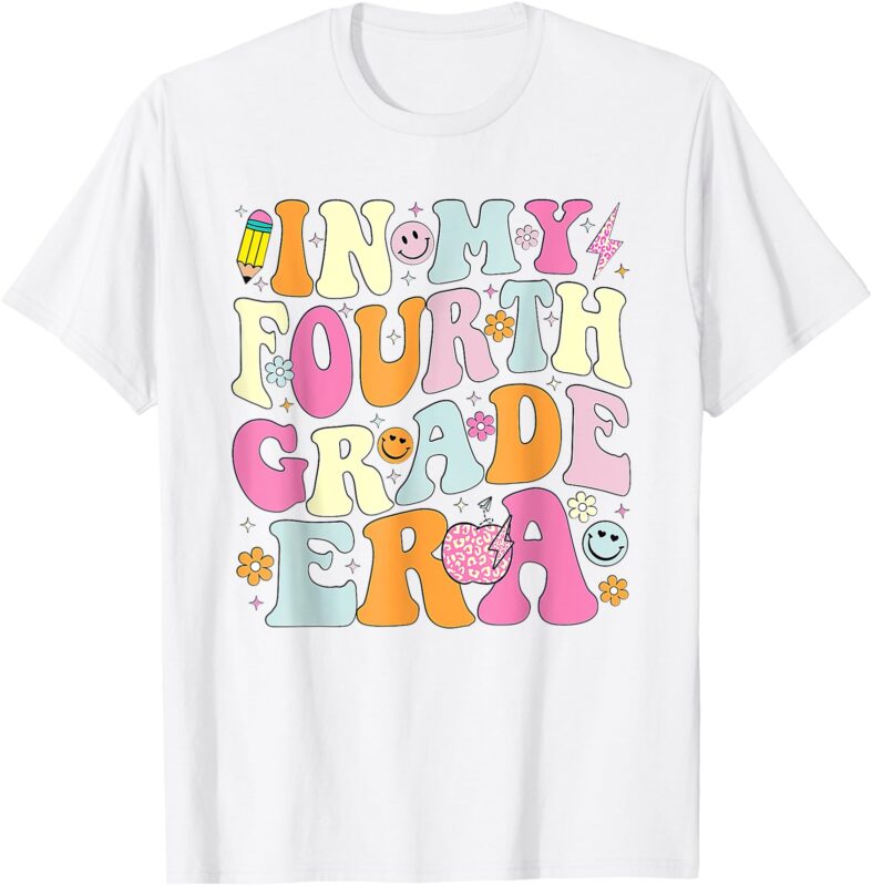 In My Fourth Grade Era 4th Grade Back to School T-Shirt