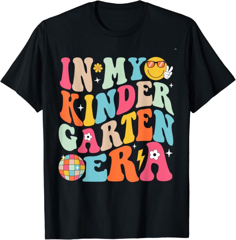 In My Kindergarten Era Boys Girls Back To School Kinder T-Shirt