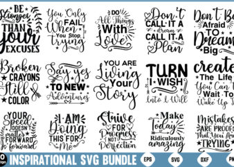 Inspirational SVG Bundle Inspirational Quotes Motivational Quotes Svg Bundle Motivational Svg Bundle Positive Quotes Svg Bundle Inspiration