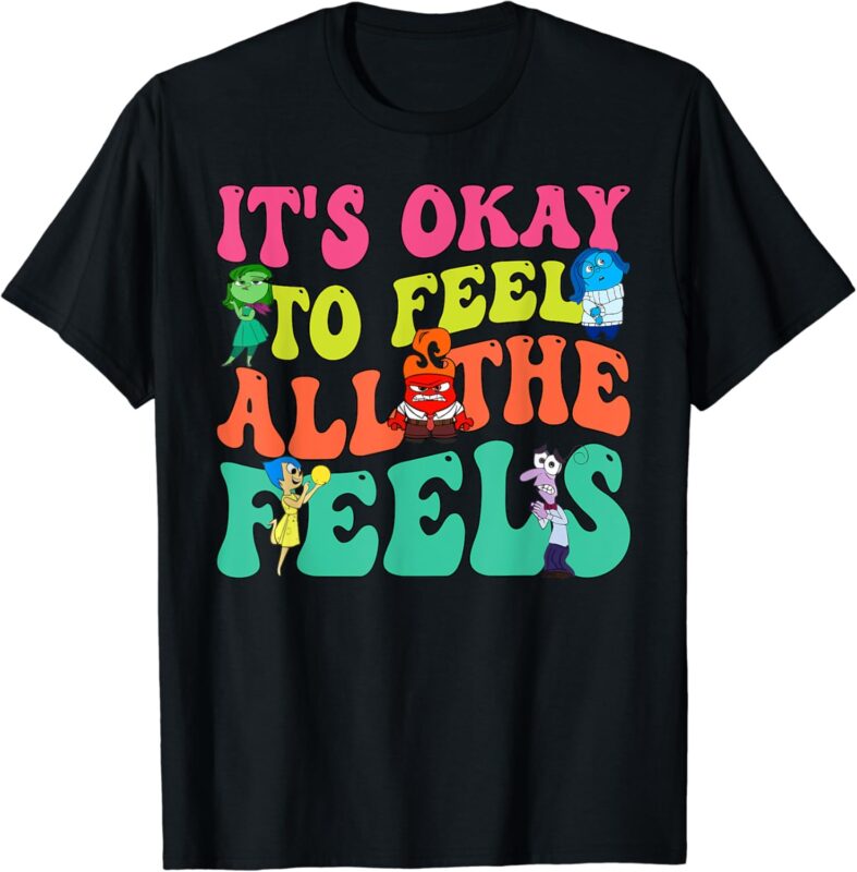 It’s Okay To Feel All The Feels Mental Health T-Shirt