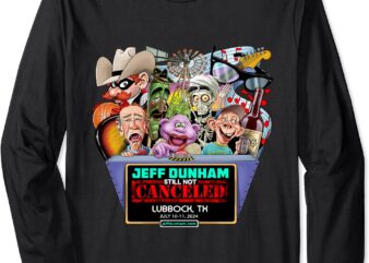 Jeff Dunham Lubbock, TX (2024) Long Sleeve T-Shirt