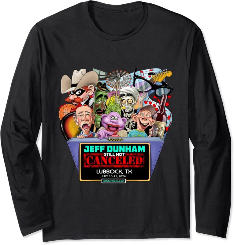 Jeff Dunham Lubbock, TX (2024) Long Sleeve T-Shirt