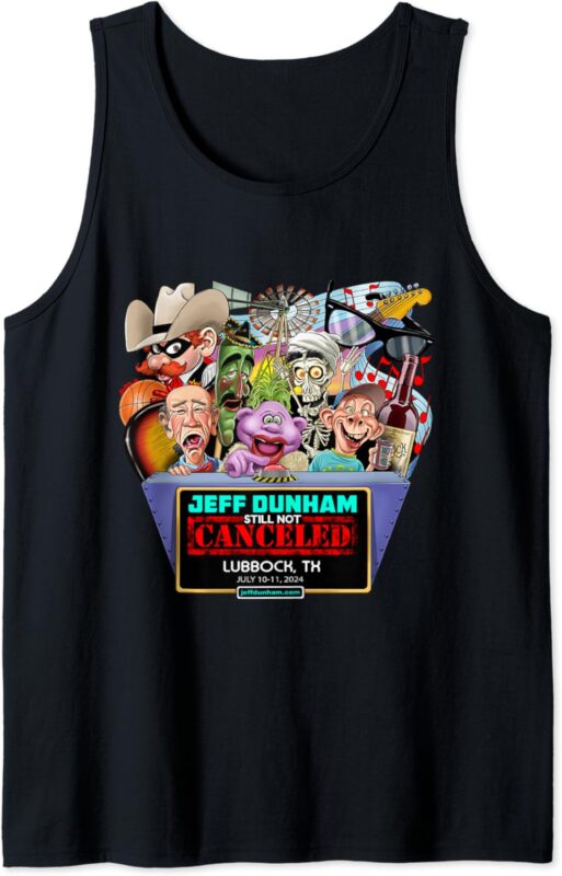 Jeff Dunham Lubbock, TX (2024) Tank Top