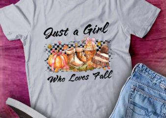 Just a Girl Who Loves Fall Girls and Women Autumn Season lts-d