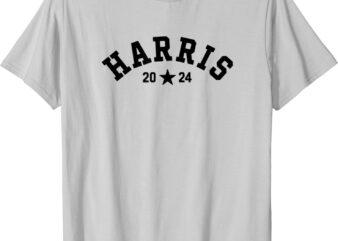 Kamala 2024 Vintage Curved Baseball Font Kamala Harris 2024 T-Shirt