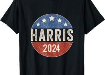 Kamala Harris 2024 For President Campaign US Flag T-Shirt