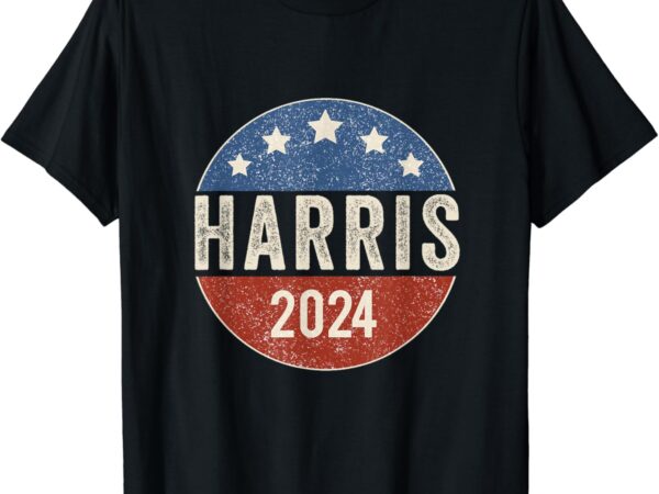 Kamala harris 2024 for president campaign us flag t-shirt