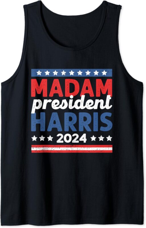 Kamala Harris 2024 Madam President I’m Speaking Democrat Tank Top