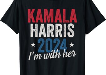 Kamala Harris 2024 Support I’m with her Kamala Harris 2024 T-Shirt