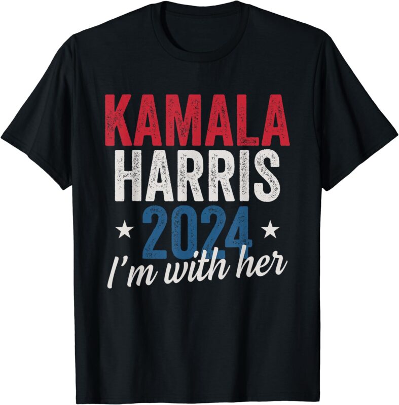 Kamala Harris 2024 Support I’m with her Kamala Harris 2024 T-Shirt