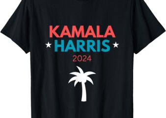 Kamala Harris 2024 Us Election Coconut Funny Meme Design T-Shirt