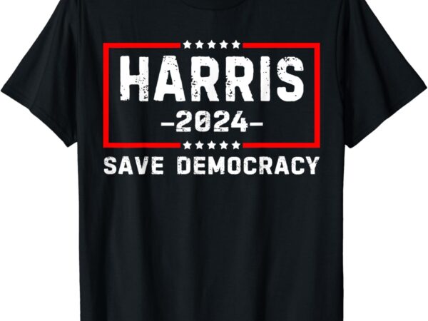 Kamala harris- harris 2024 us flag democratic president t-shirt