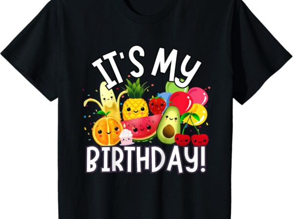 Kids hey bear it’s my birthday toddler kids birthday boy girl t-shirt