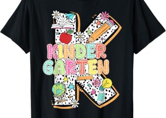 Kindergarten Back To School Teachers Students Kinder Crew T-Shirt