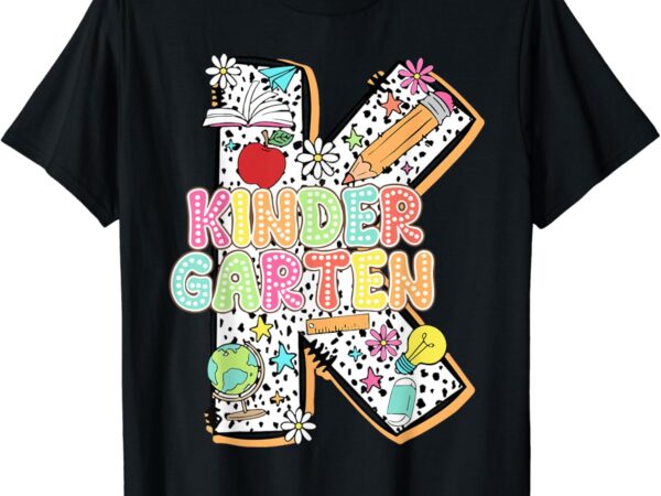 Kindergarten back to school teachers students kinder crew t-shirt