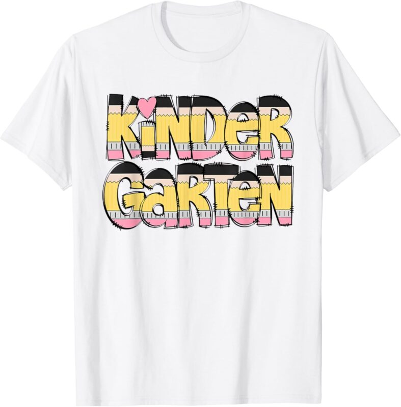 Kindergarten Pencil First Day Of School Teacher Toddler Kids T-Shirt