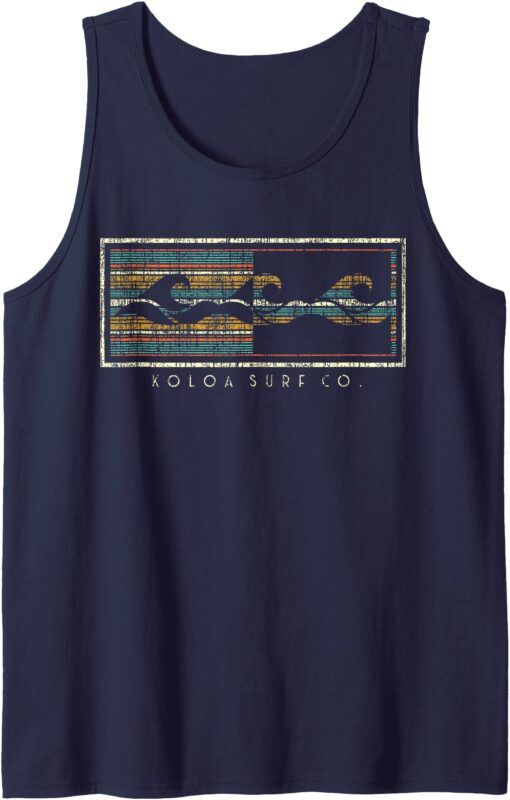 Koloa Surf Mens Three Waves Logo Tank Top