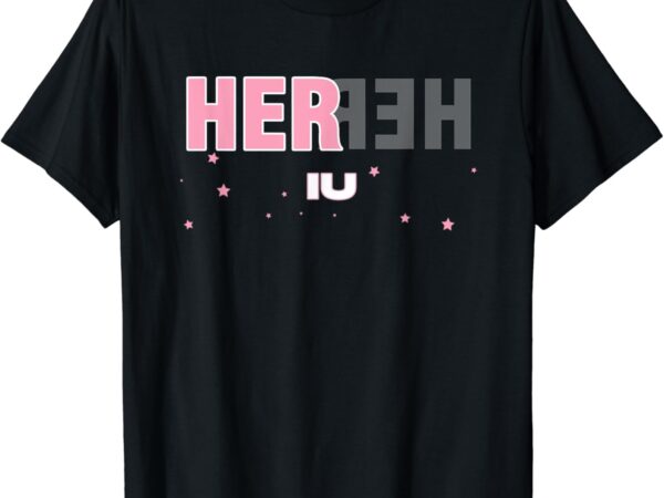 Korean kpop iu letters t-shirt