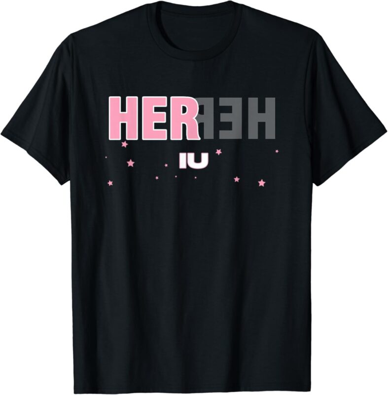 Korean KPOP IU letters T-Shirt