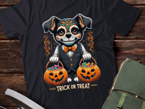 Lt-p8 trick or treat costume beagle dog happy halloween t shirt vector graphic