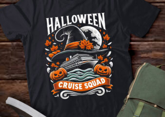 LT-P9 Halloween Cruise Happy Halloween Spooky Pumpkin Squad t shirt vector graphic