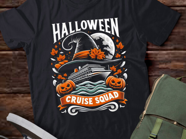 Lt-p9 halloween cruise happy halloween spooky pumpkin squad t shirt vector graphic